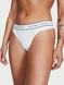 Трусики Victoria's Secret стринги белые / Logo Cotton Thong Panty M 9170325 фото 3