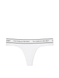 Трусики Victoria's Secret стринги белые / Logo Cotton Thong Panty M 9170325 фото 1