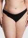 Трусики Victoria's Secret PINK стрінги чорні (L) / Rib Logo 1894054945 фото 2