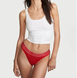 Трусики Victoria's Secret стрінги червоні / Logo Cotton Thong Panty L 14170325 фото 2