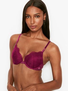 Бюстгальтер Victoria’s Secret 34C (75C) фуксия кружевной 1353082284 фото