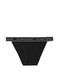 Трусики Victoria's Secret танга чорні / Logo Cotton Tanga S 4110225 фото 1