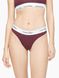 Трусики Calvin Klein стринги бордовые XS / Modern Cotton Thong 1489120514 фото 3