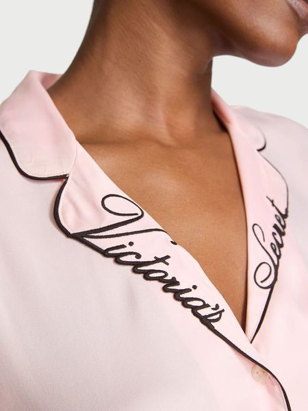 Піжама сатинова Victoria's Secret рожева 1030726 фото
