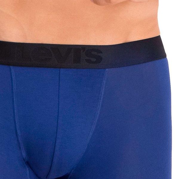 Мужские трусы боксеры Levi's синие S 1345986062 фото