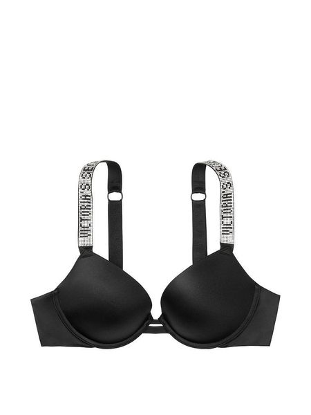 Бюстгальтер Victoria’s Secret со стразами с push-up черный 1346030990 фото