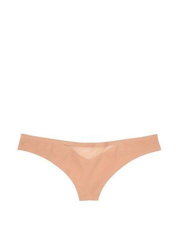 Трусики Victoria's Secret стринги бесшовные бежевые / Sexy Illusions 1574569366 фото