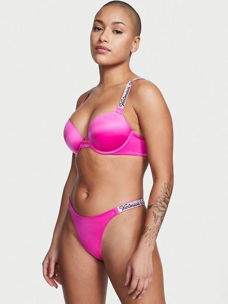 Трусики Victoria's Secret стринги со стразами розовые 1864201937 фото