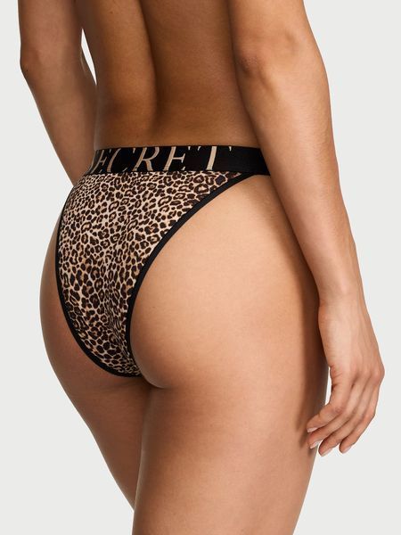 Трусики Victoria's Secret бріфи леопард / Logo Cotton 90s Brief Panty M 6240526 фото