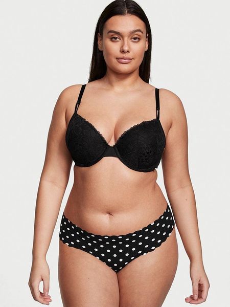 Трусики Victoria's Secret стринги безшовні горох / No-Show 1795100495 фото
