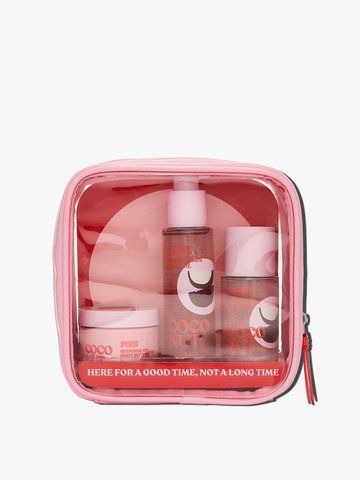 Набір міні Victoria's Secret PINK (міст 75 мл + олія 98 мл + баттер 85 г) COCONUT 1110626 фото