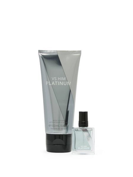Набор мини Victoria's Secret (духи 7 мл + лосьон 100 мл) Platinum (для мужчины) 1201225 фото
