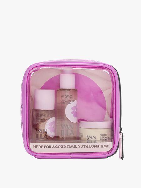 Набір міні Victoria's Secret PINK (міст 75 мл + олія 98 мл + баттер 85 г) VANILLA 3120626 фото