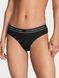 Трусики Victoria's Secret хипхагеры черные / Logo Cotton Hiphugger 1120225 фото 3