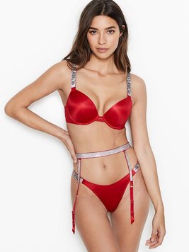 Пояс для чулков Victoria's Secret красный XS-S 1636614799 фото