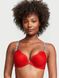 Бюстгальтер Victoria's Secret мереживо з подвійним push-up червоний 32B (70B) 1800631237 фото 1